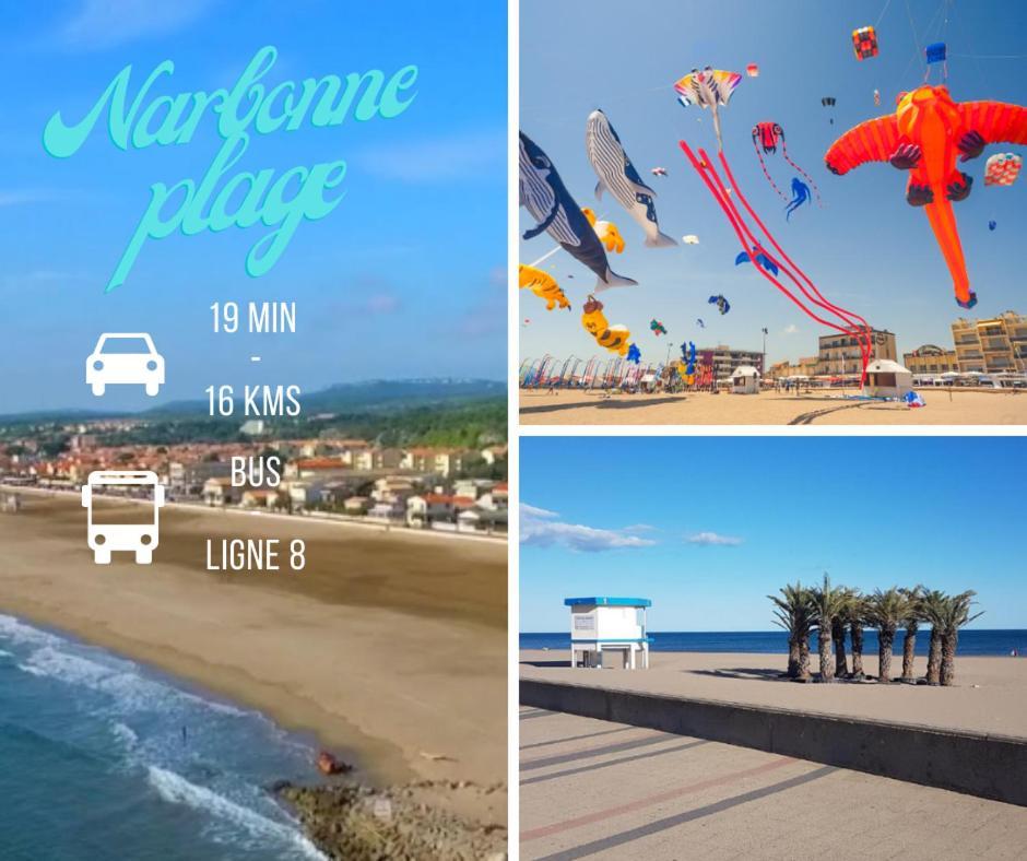 Le Jaures Lägenhet Narbonne Exteriör bild